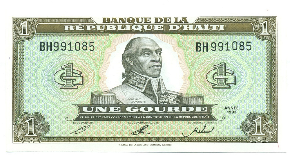 1 гурд 1993 года Гаити — Фото №1