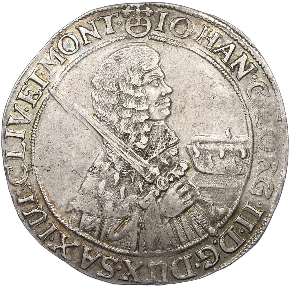 1 талер 1662 года Саксония — Иоганн Георг II — Фото №1