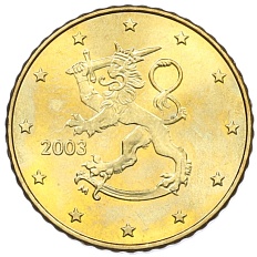 50 евроцентов 2003 года Финляндия — Фото №1
