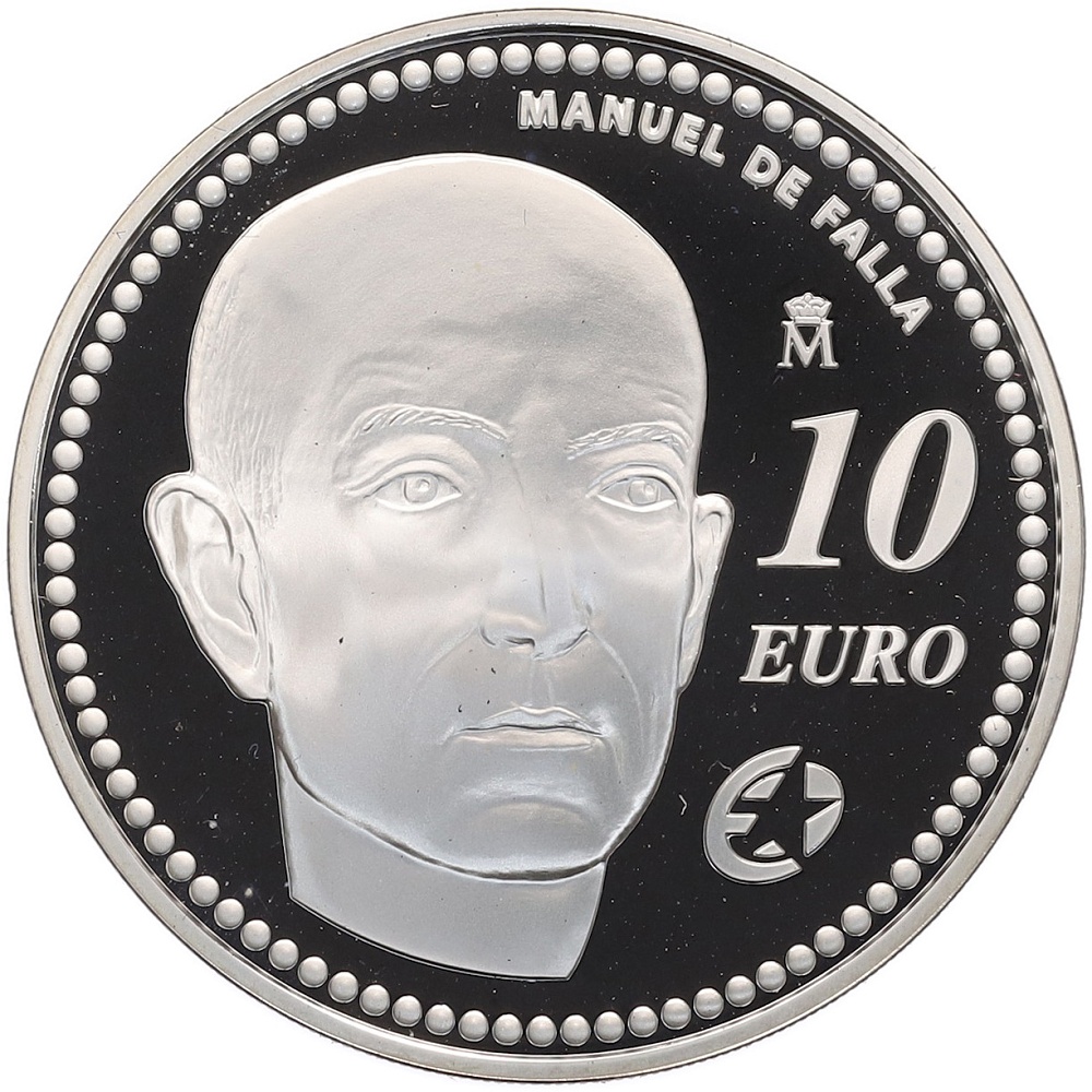10 евро 2014 года Испания «Мануэль де Фалья» — Фото №1