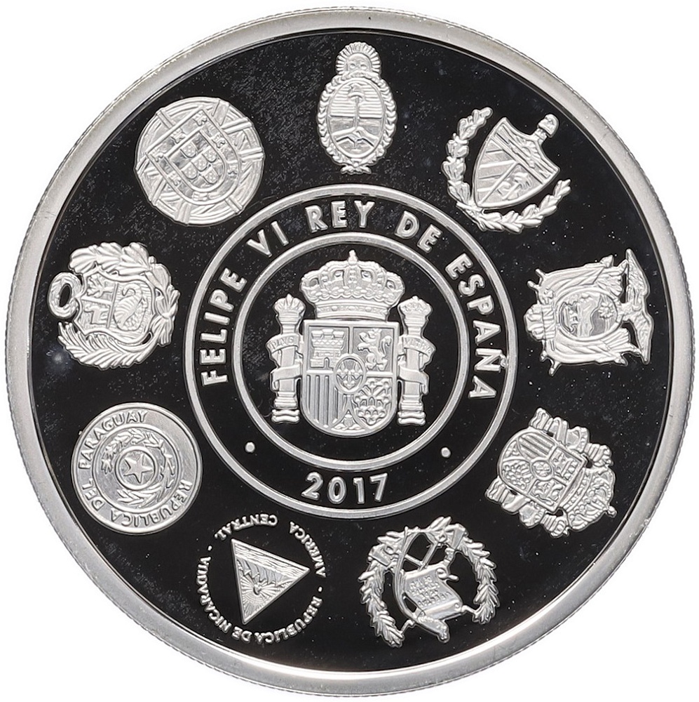 5 евро 2017 года Испания «Иберо-Американская серия» — Фото №2