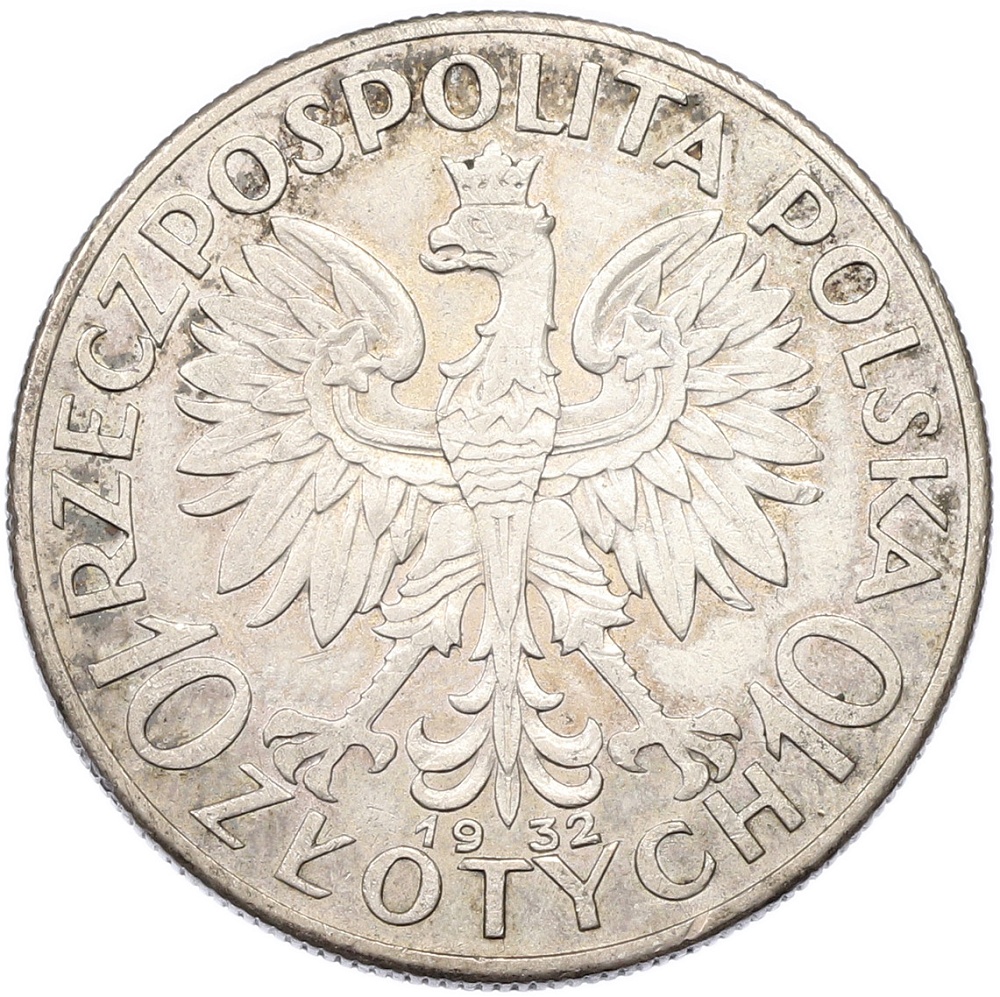10 злотых 1932 года Польша — Фото №1