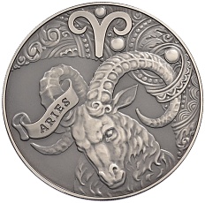 1 рубль 2014 года Белоруссия «Знаки зодиака — Овен» — Фото №1