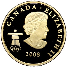 75 долларов 2008 года Канада «XXI зимние Олимпийские Игры 2010 в Ванкувере — Канада-Плейс» — Фото №2