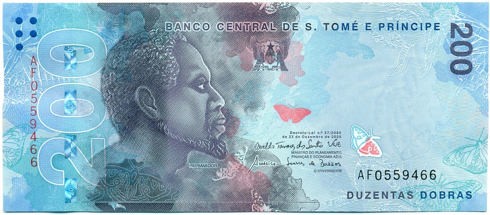 200 добр 2020 года Сан-Томе и Принсипи — Фото №1