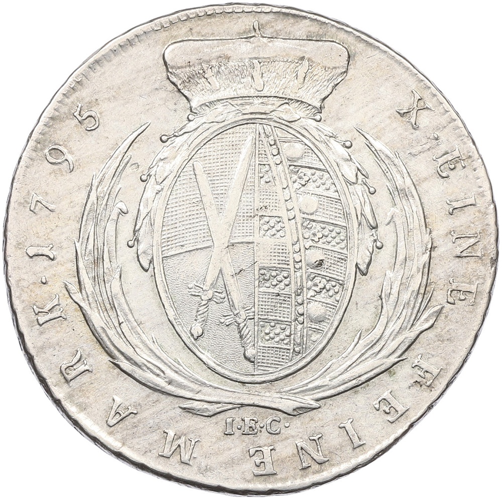 1 талер 1795 года Саксония — Фото №2