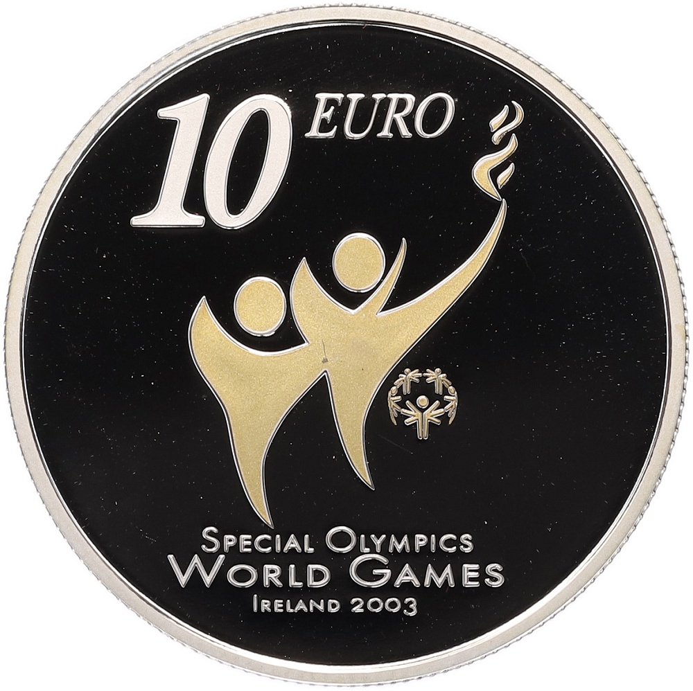 10 евро 2003 года Ирландия «Специальная Олимпиада 2003 в Дублине» — Фото №1