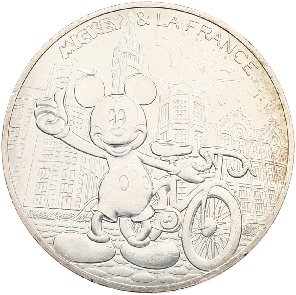 10 евро 2018 года Франция «Микки Маус и Франция — Лилль» — Фото №1