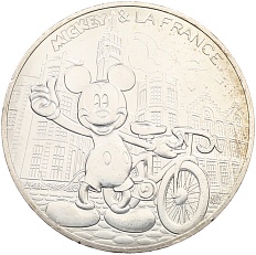 10 евро 2018 года Франция «Микки Маус и Франция — Лилль» — Фото №1