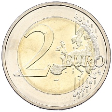 2 евро 2022 года J Германия «35 лет программе Эразмус» — Фото №2