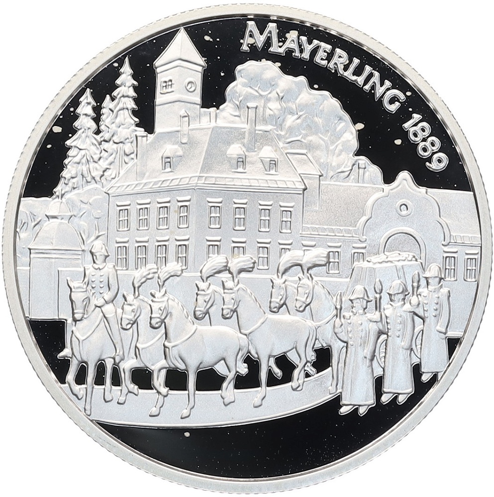 100 шиллингов 1998 года Австрия «Трагедия в Майерлинге» — Фото №1