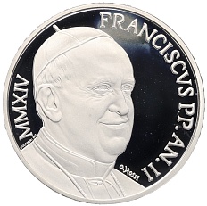 10 евро 2014 года Ватикан «Всемирный день социальных коммуникаций» — Фото №2