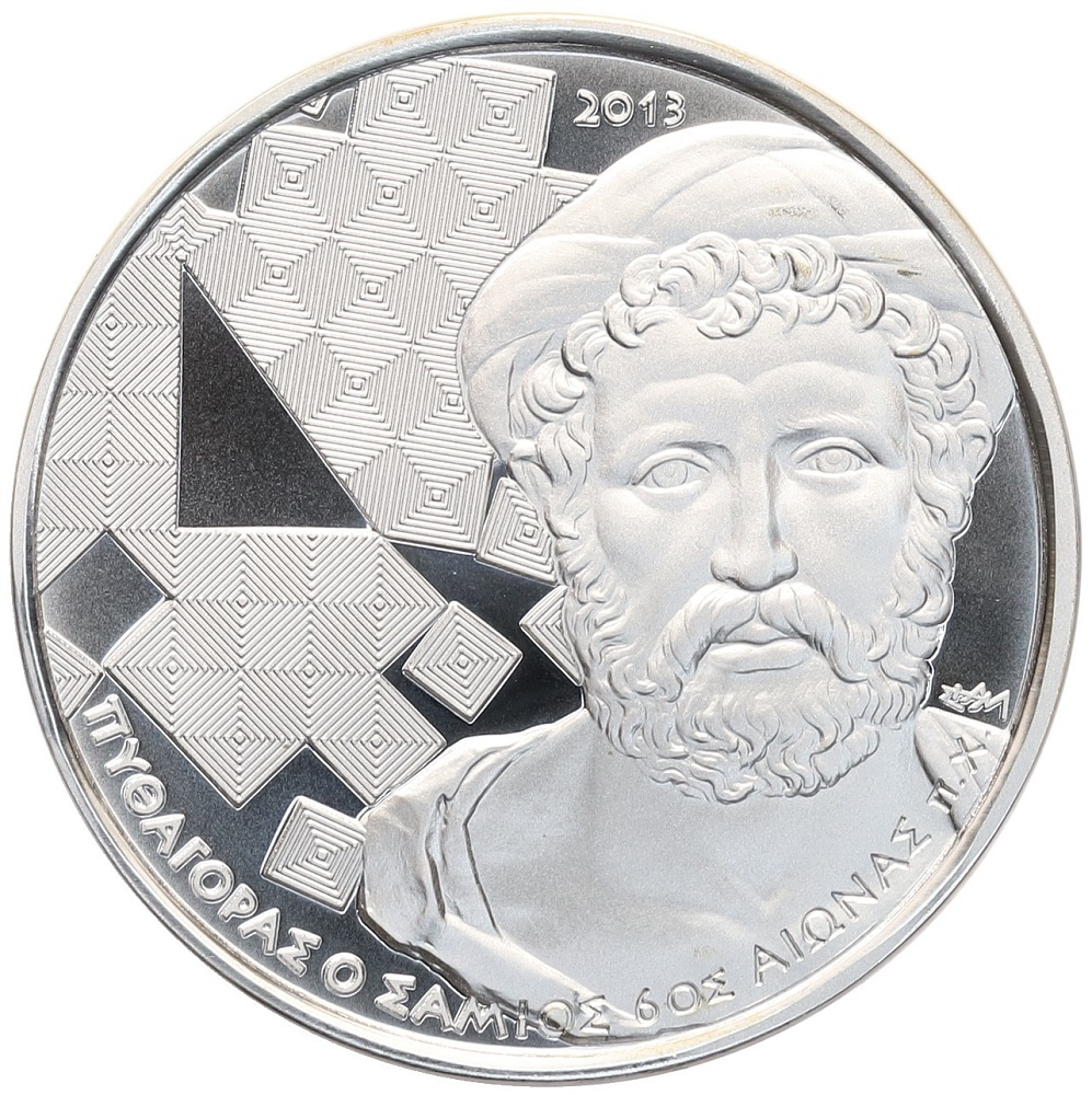 10 евро 2013 года Греция «Пифагор» — Фото №1
