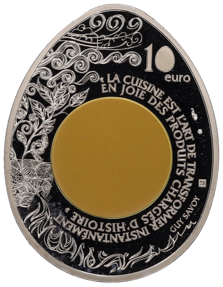 10 евро 2017 года Франция «Шеф-повар Гай Савой» — Фото №2
