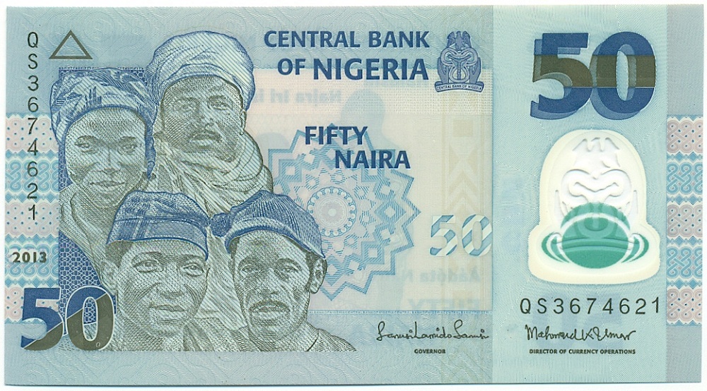 50 найра 2013 года Нигерия — Фото №1