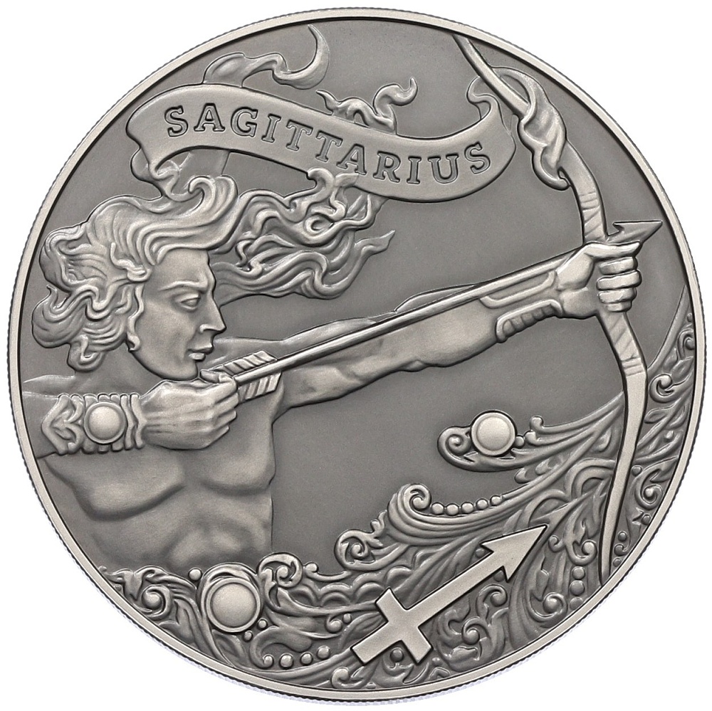 1 рубль 2015 года Белоруссия «Знаки зодиака — Стрелец» — Фото №1