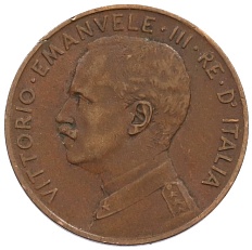 2 чентезимо 1915 года Италия — Фото №2