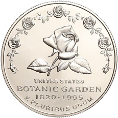 1 доллар 1997 года Р США «175 лет Ботаническому саду» — Фото №1