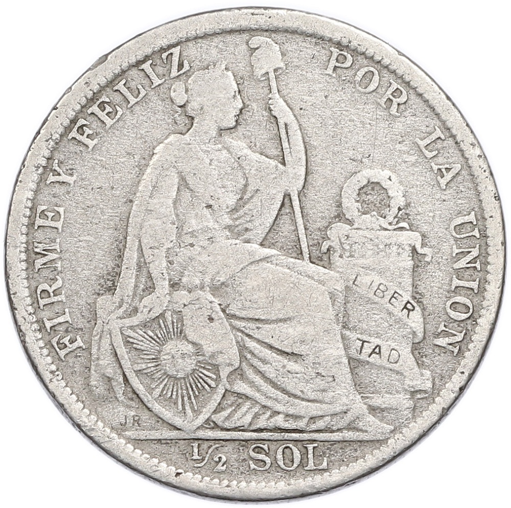 1/2 соля 1922 года Перу — Фото №2