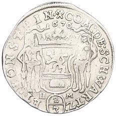 2/3 талера 1676 года Шварцбург-Зондерхаузен — Фото №2
