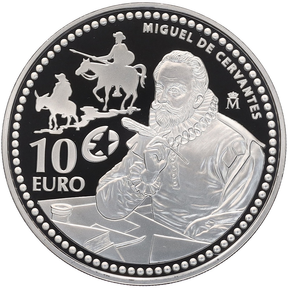 10 евро 2013 года Испания «Мигель де Сервантес» — Фото №1