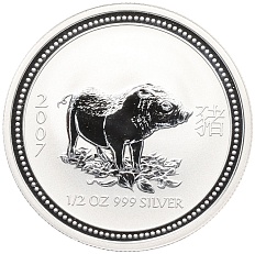 50 центов 2007 года Австралия «Китайский гороскоп — Год свиньи» — Фото №1