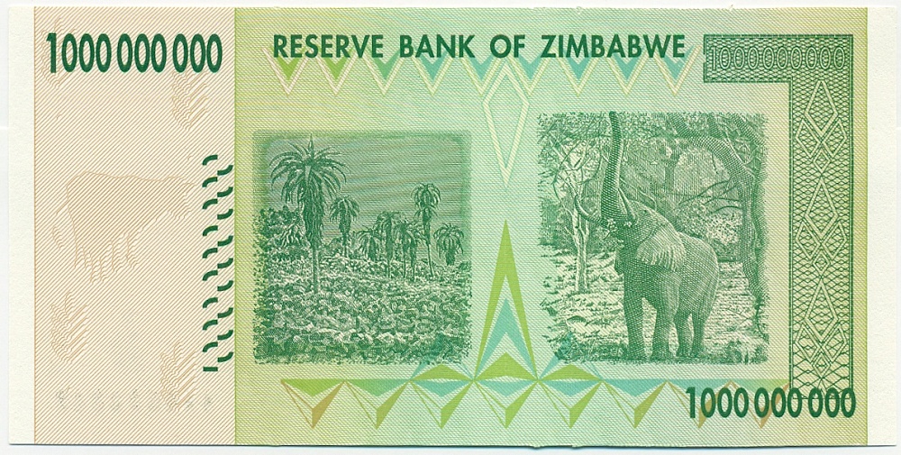 1 миллиард долларов 2008 года Зимбабве — Фото №2