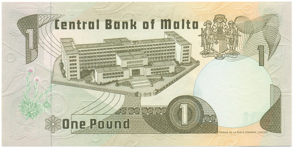 1 лира 1979 года Мальта — Фото №2