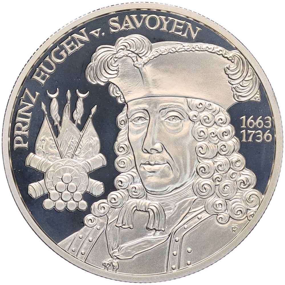 20 евро 2002 года Австрия «Евгений Савойский» — Фото №1