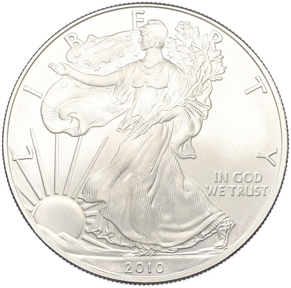 1 доллар 2010 года США «Шагающая Свобода» — Фото №1