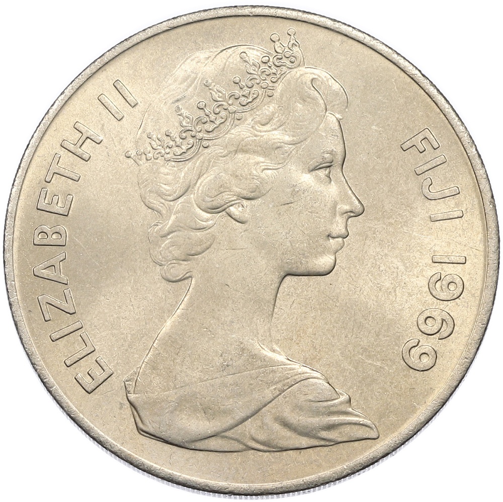 1 доллар 1969 года Фиджи — Фото №2
