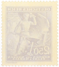 Почтовая марка 250 геллеров 1943 года Богемия и Моравия «130-летие со дня рождения Рихарда Вагнера» — Фото №2
