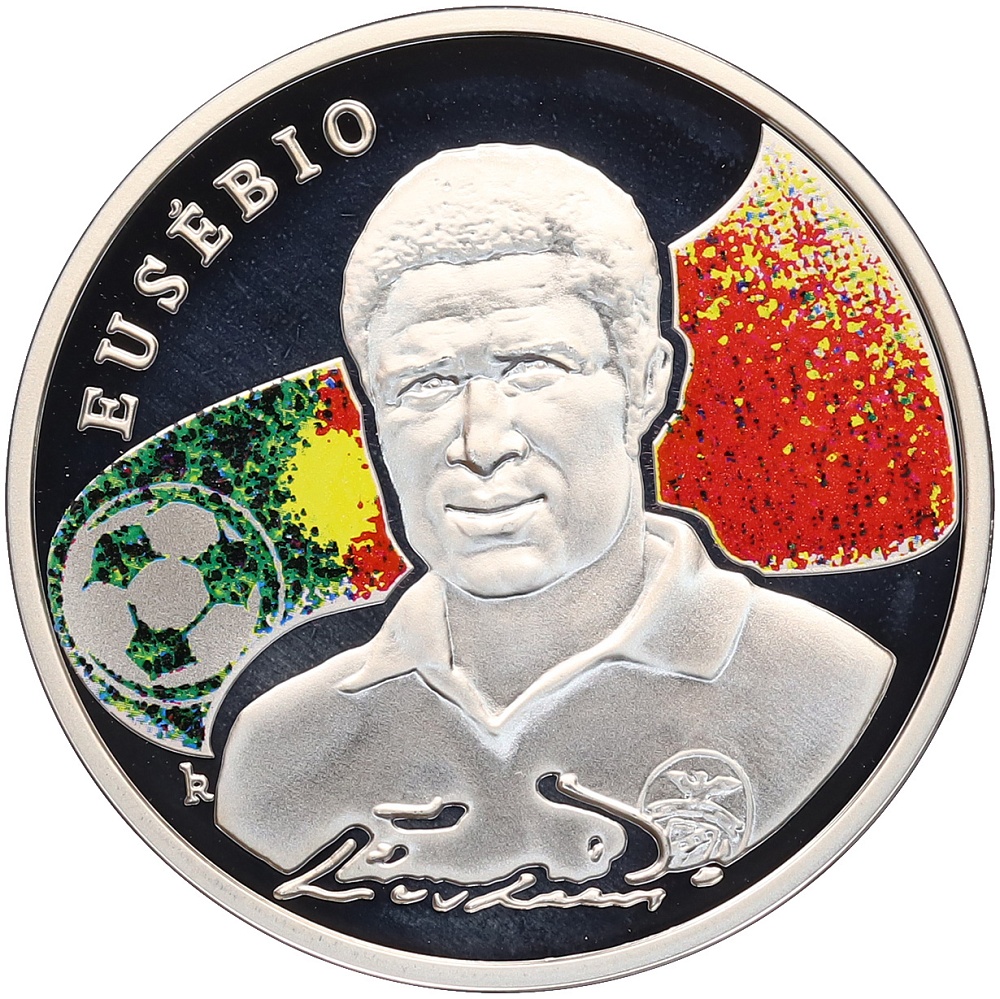 100 драм 2008 года Армения «Короли футбола — Эйсебио» — Фото №1