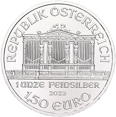 1.50 евро 2023 года Австрия «Венская филармония» — Фото №2