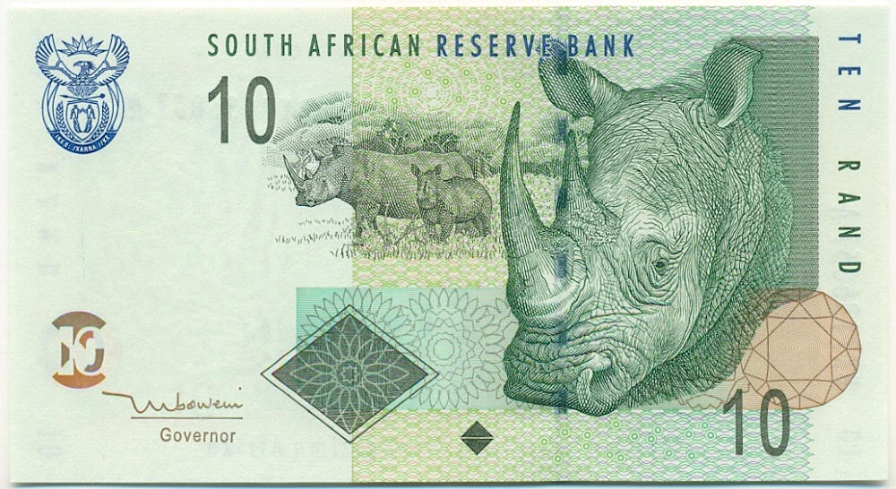 10 рэнд 2005 года ЮАР — Фото №1