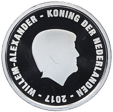 5 евро 2017 года Нидерланды «70 лет со дня рождения Йохана Кройфа» — Фото №2