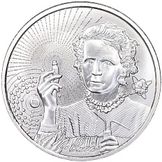 2 доллара 2023 года Ниуэ «Иконы вдохновения — Мария Кюри» — Фото №1