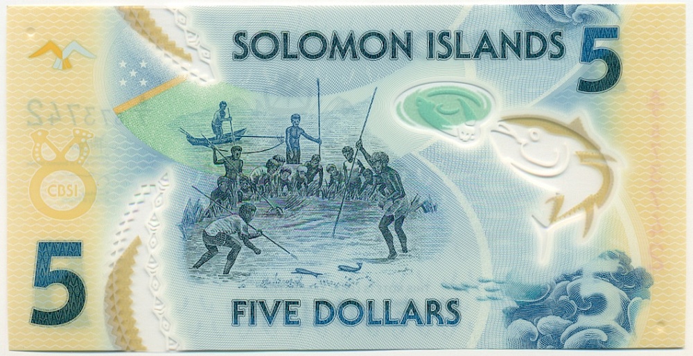 5 долларов 2019 года Соломоновы Острова — Фото №2