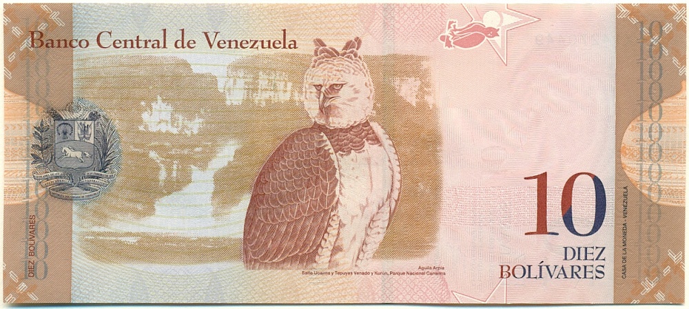 10 боливаров 2013 года Венесуэла — Фото №2