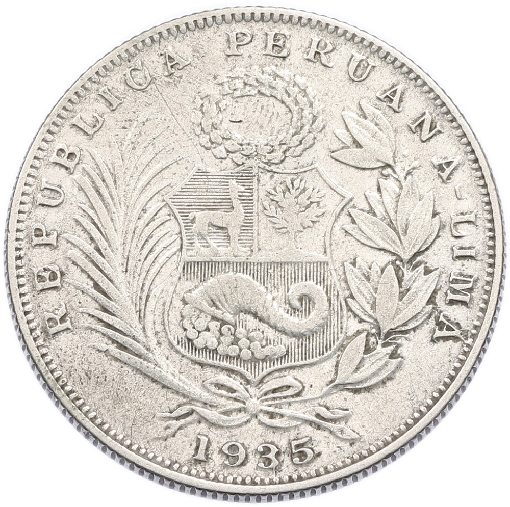 1/2 соля 1935 года Перу — Фото №1