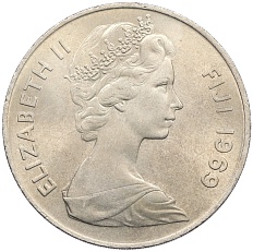 1 доллар 1969 года Фиджи — Фото №2