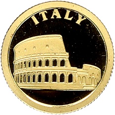 12 долларов 2008 года Либерия «Страны Европы — Италия» — Фото №1