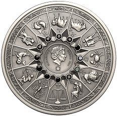 5 долларов 2021 года Самоа «12 Олимпийских богов в зодиаке — Зевс и Лев» — Фото №2