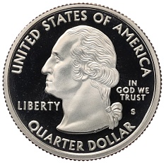 1/4 доллара (25 центов) 1999 года S США «Штаты и территории — Пенсильвания» — Фото №2