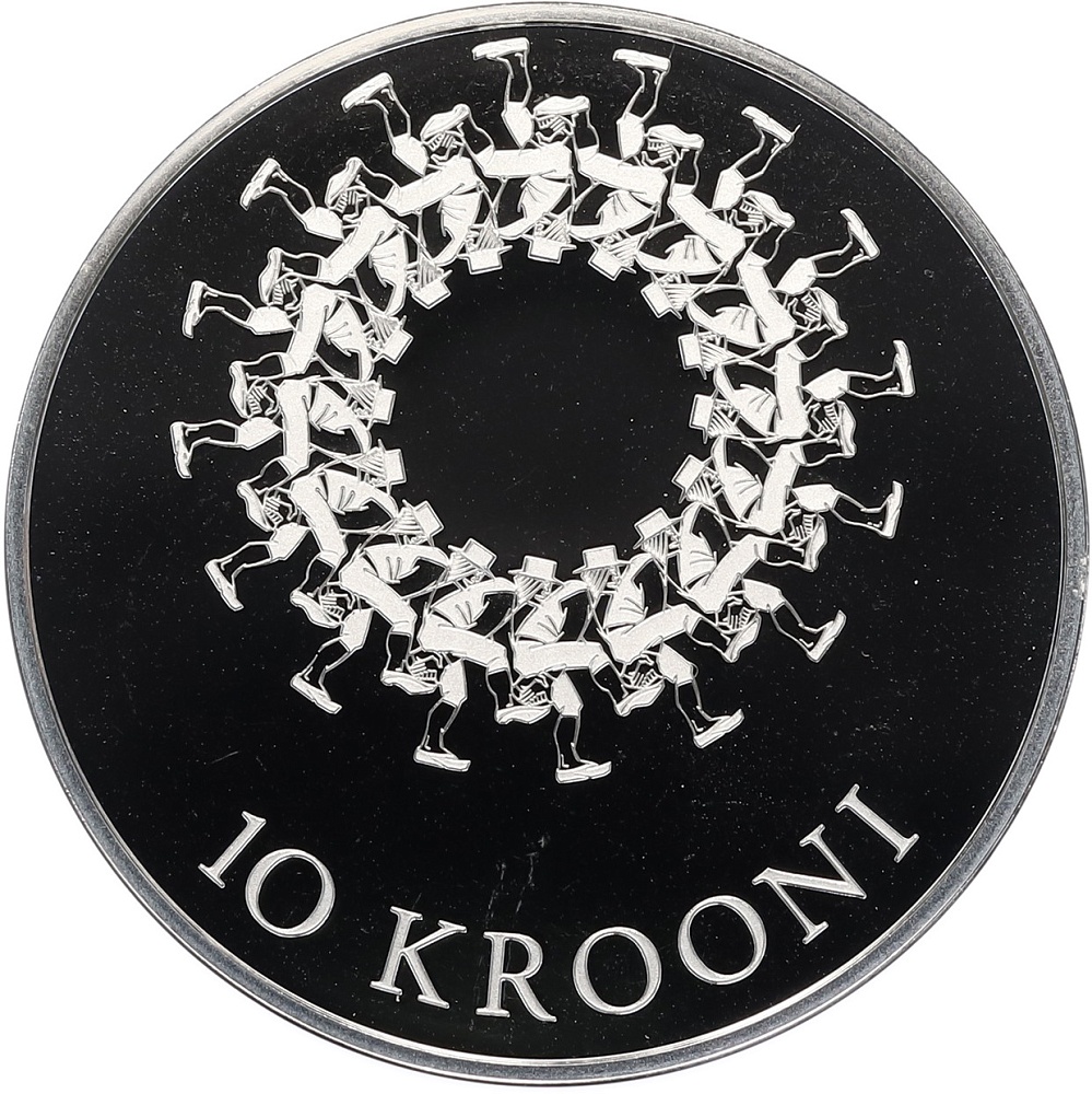 10 крон 2009 года Эстония «Эстонский праздник песни» — Фото №1