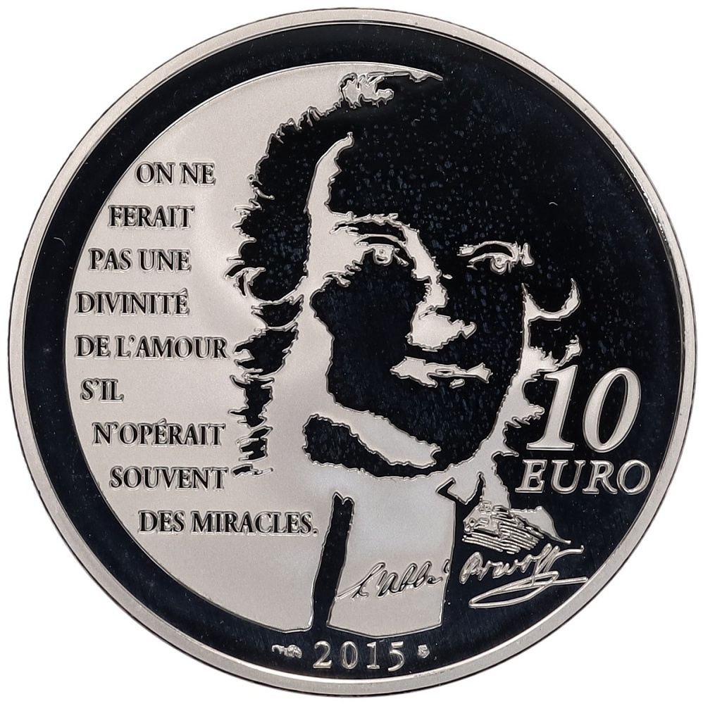 10 евро 2015 года Франция «Манон Леско» — Фото №2