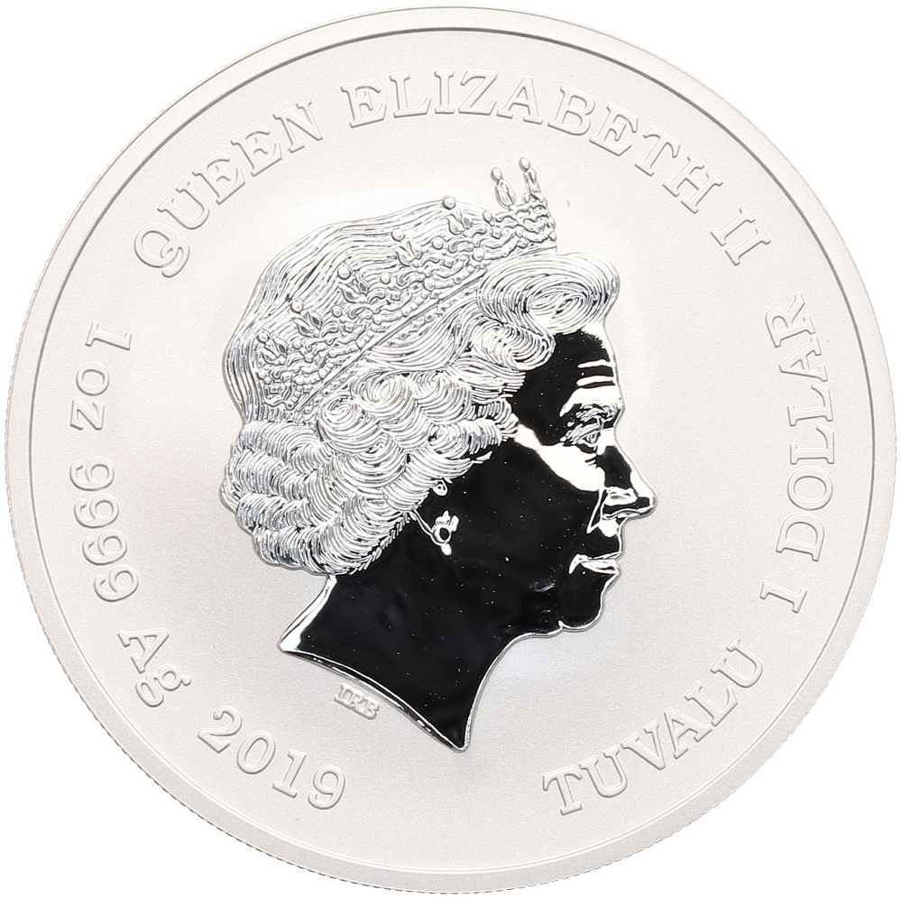 1 доллар 2019 года Тувалу «Капитан Америка» — Фото №2