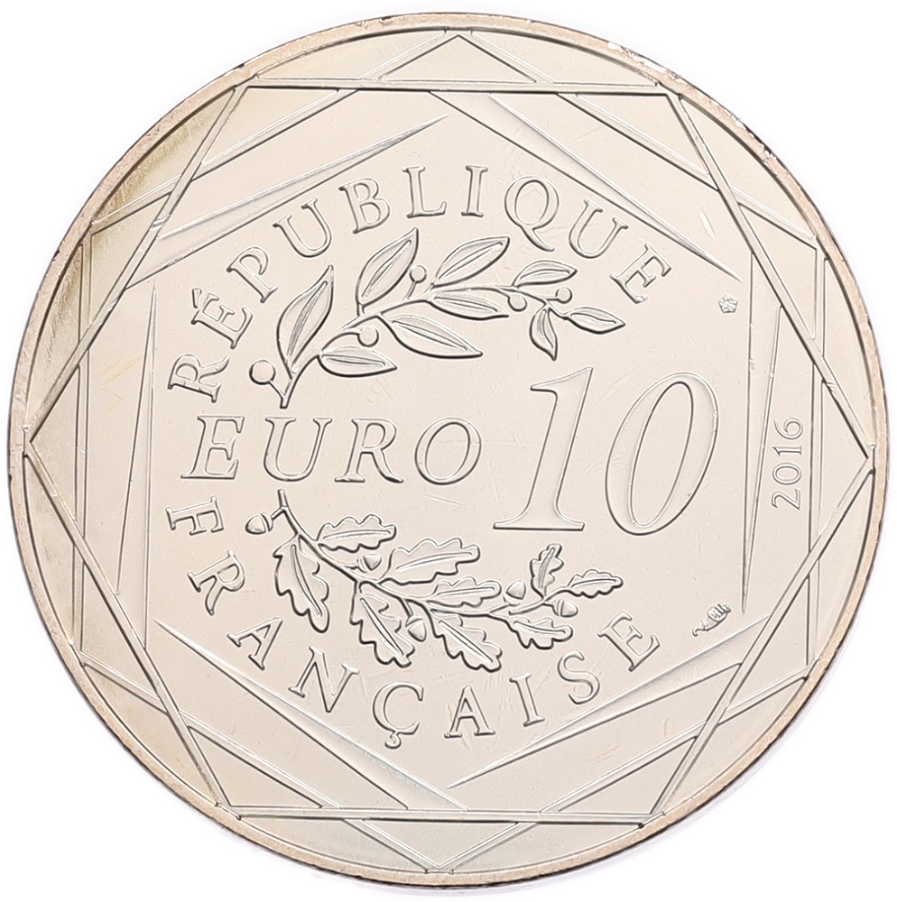 10 евро 2016 года Франция «Маленький принц — Монгольфьер» — Фото №2