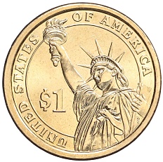 1 доллар 2013 года Р США «25-й президент США Уильям Мак-Кинли» — Фото №2
