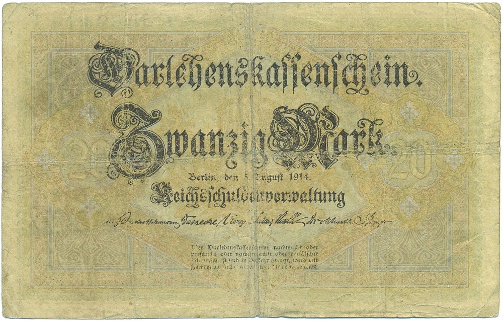 20 марок 1914 года Германия — Фото №2
